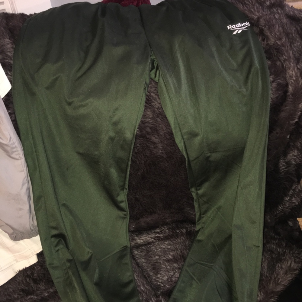 Green sweatpants